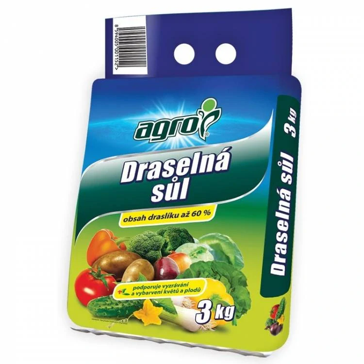 AGRO Draselná sůl 3kg
