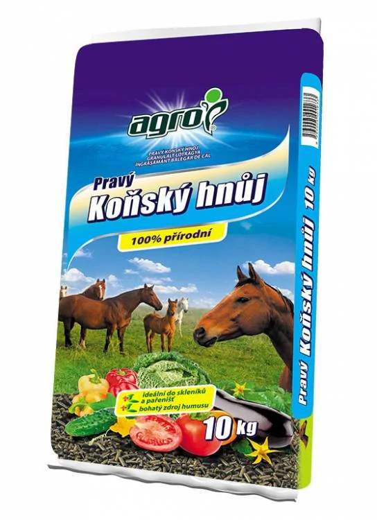 AGRO Pravý koňský hnůj 10kg