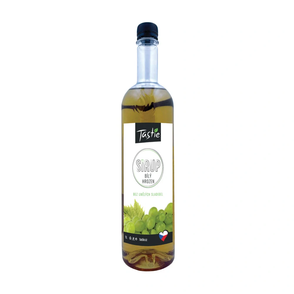 TASTIE sirup bílý hrozen 1l