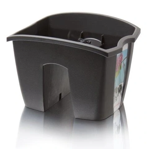 Truhlík na zábradlí CROWN 24,2 cm - antracit