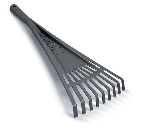 Ruční hrábě R RAKES 52 cm - černá
