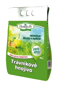 Hortus Trávníkové hnojivo jaro-léto 3kg (NPK 15-5-5)