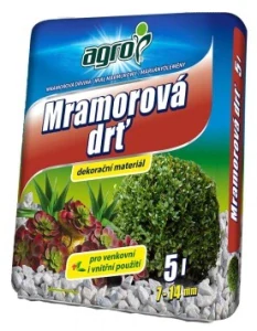 Mramorová drť 7-14mm 5l