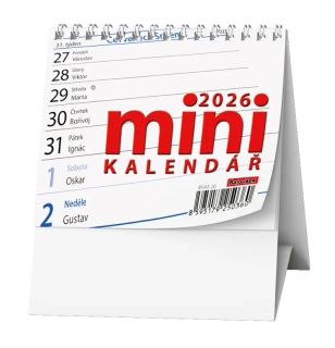 Stolní kalendář 2026 MINI kalendář