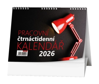 Stolní kalendář 2026 Pracovní kalendář Čtrnáctidenní