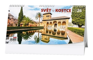 Stolní kalendář 2026 Svět v kostce