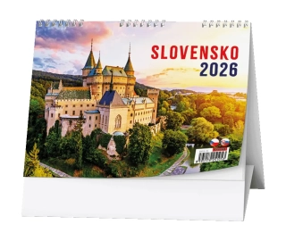 Stolní kalendář 2026 Slovensko