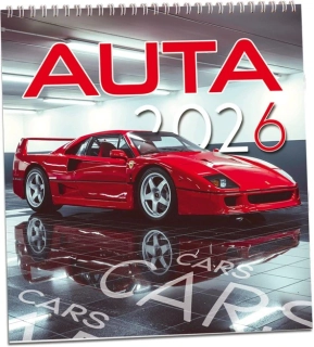 Kalendář Auta 2026