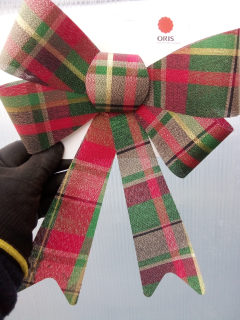 Vánoční dekorace - Mašle 24cm