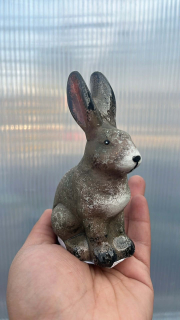 Dekorační keramický zajíc 11cm