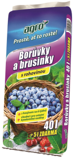 AGRO Substrát pro borůvky a brusinky 40 l + 5 l