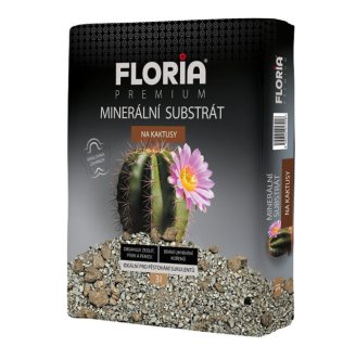 FLORIA PREMIUM Minerální substrát na kaktusy 3 l