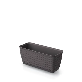 Truhlík s miskou RATOLLA CASE P umbra 40cm