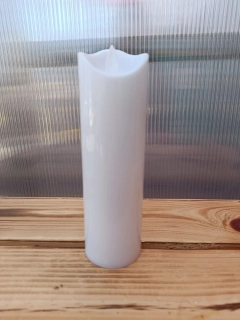 Svíce LED Cortina - pohyblivý plamen bílá 5x17.5cm