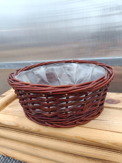 Proutěný košík - truhlík 30x11cm