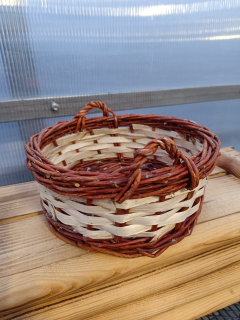 Proutěný košík 24x9cm