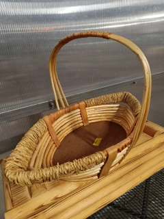 Ratanový košík - kosočtverec- 54x29x33cm