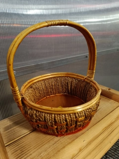 Ratanový košík 23x27cm