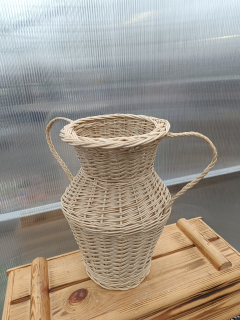 Proutěný  džbán 37x23x35cm
