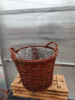 Proutěný koš přírodní 44x35cm