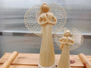 Anděl abaca v30cm
