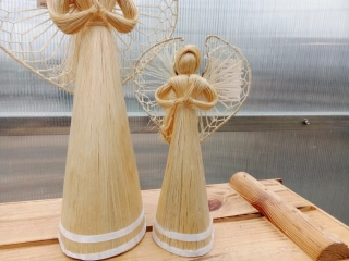 Anděl abaca v21cm