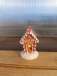 Vánoční dekorace - Chaloupka - 9cm