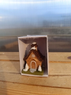 Vánoční dekorace - Domeček - 5.5cm