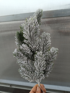 Dekorační větev umělá zasněžená 49cm