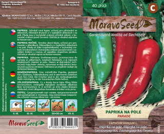 Paprika roční raná kapie Parade - osivo
