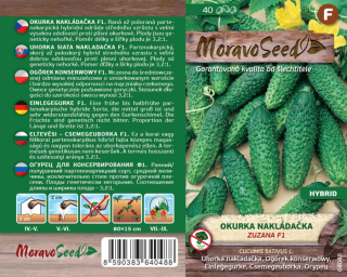 Okurky nakladačky hr.part. Zuzana F1 - osivo