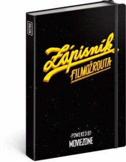 NOTIQUE Notes Zápisník filmožrouta, 13 x 21 cm