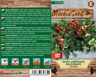 Rajče balkónové č.Tomfall - osivo 