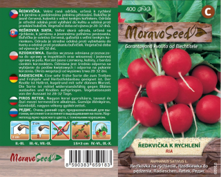 Ředkvička červ. Ria - osivo  