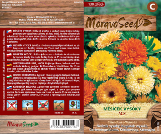Měsíček vysoký směs - osivo