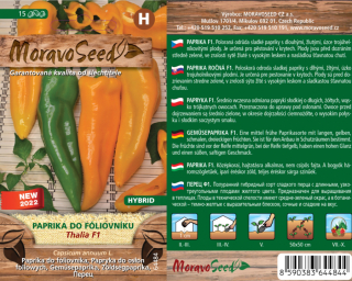 Paprika Thalia F1 - osivo