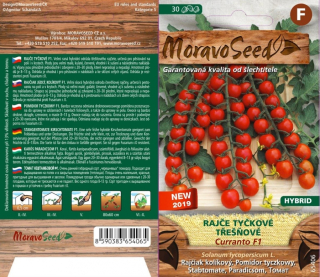Rajče tyčkové třešň. Curranto - osivo 