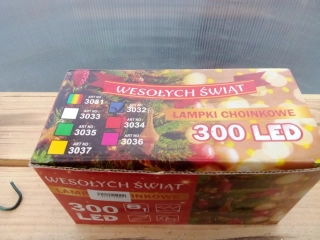 Vánoční 300LED světýlka 22m modré