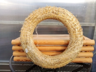 Slaměný věnec 39cm