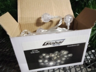 LED osvětlení - bílé kuličky teplé 20kuliček 