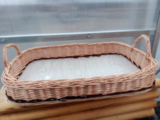 Ratanový podnos 48x35x9cm