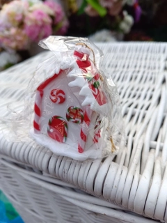 Vánoční dekorace- chaloupka- 8cm