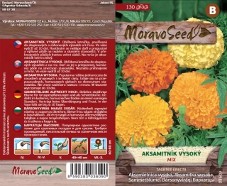 Aksamitník vysoký - směs - osivo 