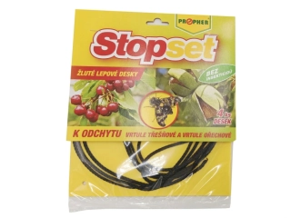 STOPSET desky žluté 20x20 cm vrtule 4ks