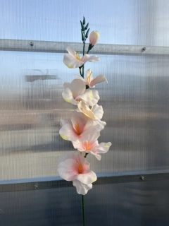 Umělá květina - Gladiola růžová - 63cm