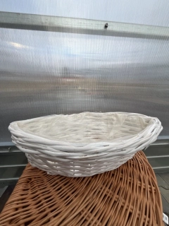 Proutěný květináč - loď 40x22x11cm