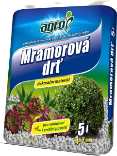 Mramorová drť 7-14mm 30kg