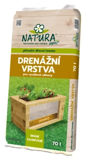 NATURA Drenážní vrstva pro vyvýšené záhony 70 l