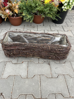 Proutěný truhlík 61x20x17cm