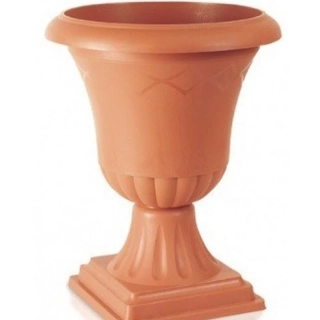 Květináč vysoký ATENA + NOHA 47.4cm terakota 